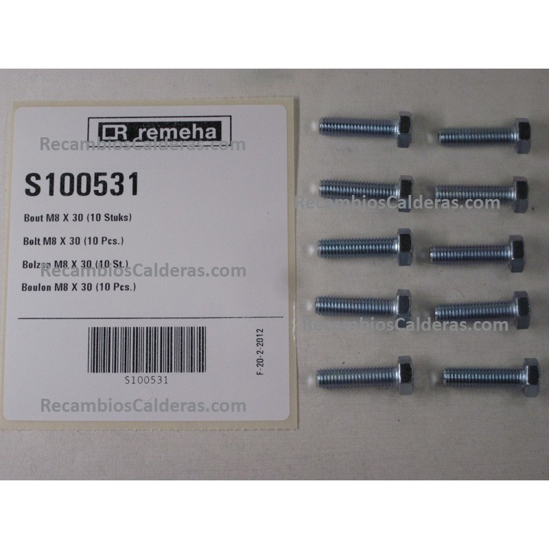 Bolt M8 X 30 (10 Pcs.)