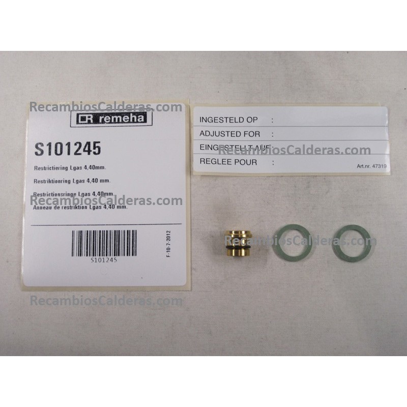 Restriktionring Lgas 4,40 mm.