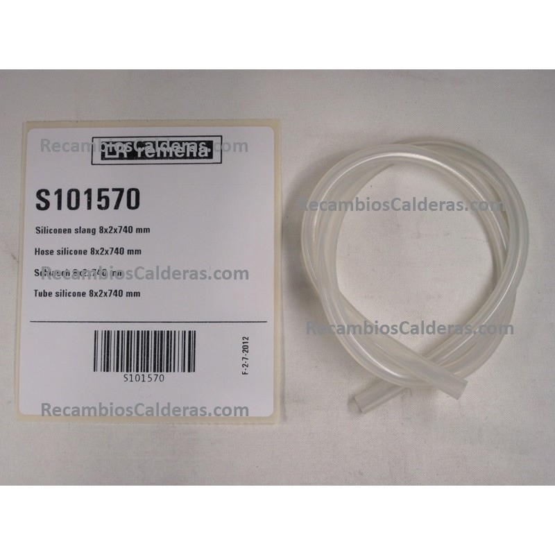 Hose silicone 8x2x740 mm