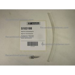 Nipple incl. tube silicone 8x2