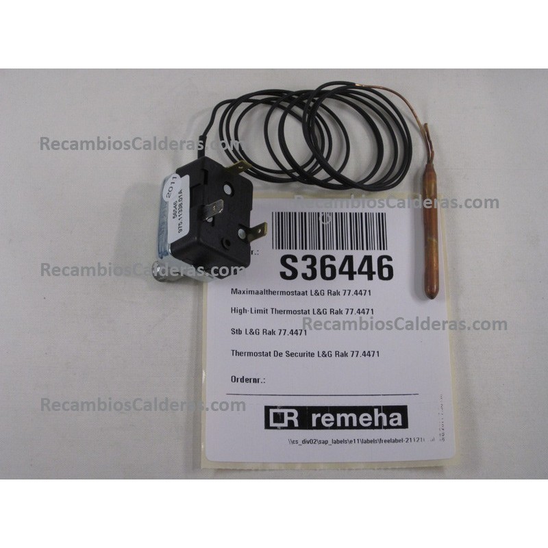 High-Limit Thermostat L&G Rak 77.4471