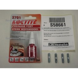 Service Set Stud Bolt M6 X 16 (4 Pcs) He