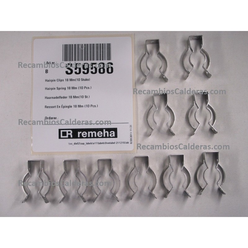 CLIPS TUBOS 18 MM (10 PCS.)