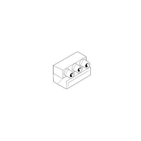 CONECTOR 1 POLOS CON PORTAFUSIBLES