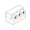 CONECTOR 1 POLOS CON PORTAFUSIBLES