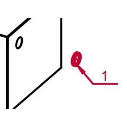 Tapa de liberación de aplicación transparente.