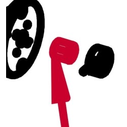 Casquillo cilíndrico de bronce sinterizado d12x16x16