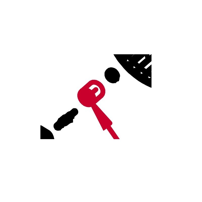 Cubo guardian de media junta lateral del motor