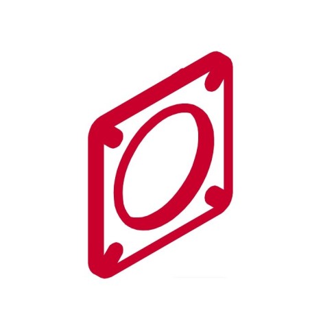 Junta de brida quemador vf