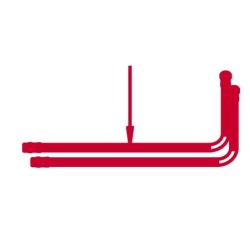 Manguera flex dn13-1200 mf 1:2p-1:2p