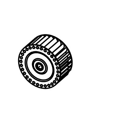 Ventilador (veco) d108x52 rd cubo d12.7x22x19